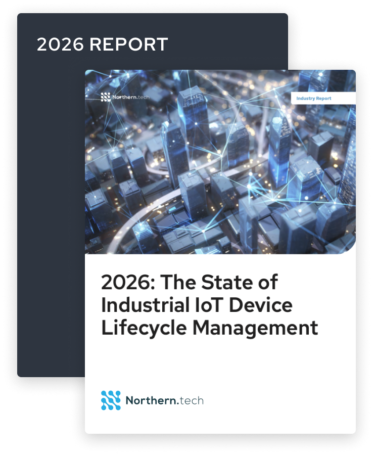 Northern.tech 2026 Industrial IoT Device Lifecycle Management Report Cover